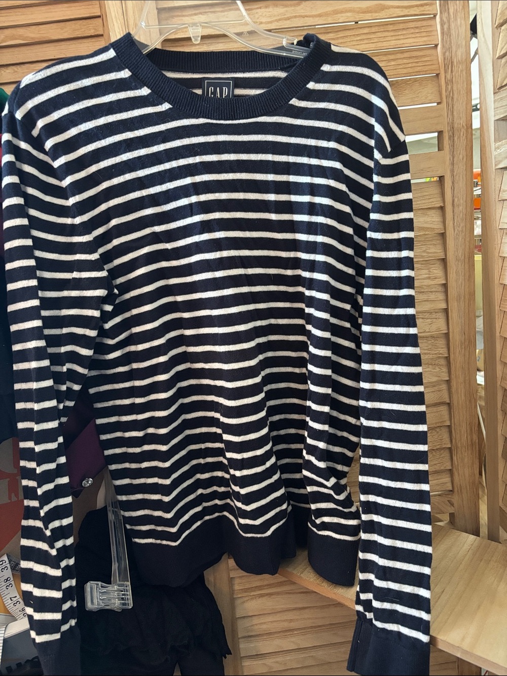 GAP Striped Crewneck Sweater Small
